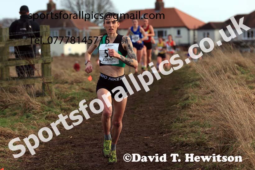 Senior Womens 2024 Northern Cross Country Champs., Sedgefield. Photo: David T. Hewitson/Sports for All Pics